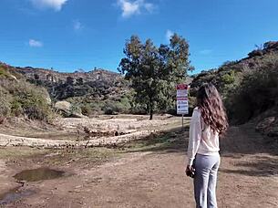 Aubry Babcock delivers sloppy girlfriend blowjob experience at Hollywood sign vol 49