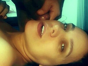 hot girl sucks cock perfectly takes massive facial cumshot