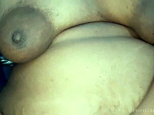 Desi Indian Rubs Pussy Boobs to Intense Nude Orgasm