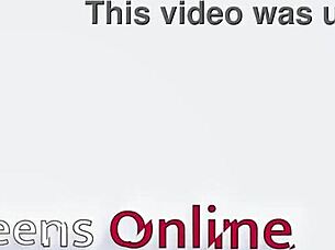 naughty student ellie teased to dripping orgasm denial