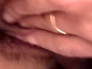 straight cock invades slutty milf's wild hairy pussy