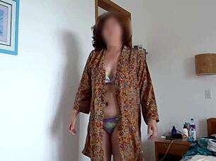 beach masturbation with stepson cums deep in milf pussy