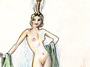 Vintage Erotic Drawings Capture Timeless Sensual Artistry