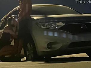 watch my wife suck stranger at gloryhole cuckold caught public