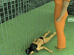 Huge Tits Giantess Grows Over Tiny Man Comic