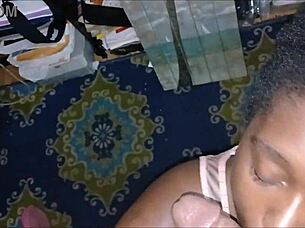 darkchocolatebarbie's sloppy cumshot compilation hits hard