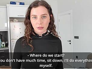 Elite slut arrives for rough anal creampie pounding