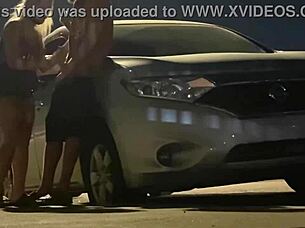 watch my wife suck stranger at gloryhole cuckold caught public