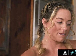 naughty milfs siri dahl and alison rey seduce river lynn into lesbian nudism fingering