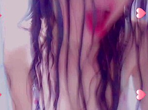 wet horny student showers while fingering her natural tits
