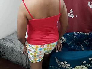 Desi Indian Rubs Pussy Boobs to Intense Nude Orgasm