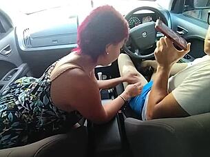 Step-Nephew Walk Turns into Wild Doggy Fuck for British Cougar Slut