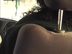 barefoot pregnant ebony takes cum on her fat ass!