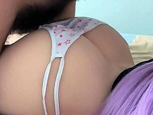 gym trainer's big virgin ass takes hard bareback anal debut