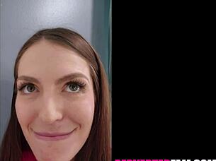 step-dad, your young brunette stepdaughter needs cock for homemade porn