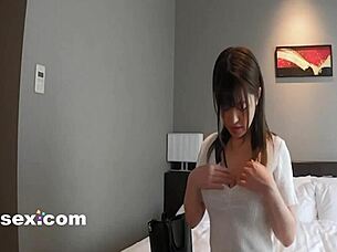hey check this slutty japanese babe getting kinky in undies uncensored