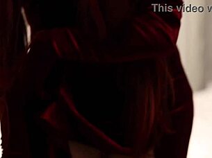 jessica rabbit's wet tongue surprises with deep passionate licking