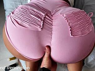 bianca bumbum's epic latina ass pov blowjob action