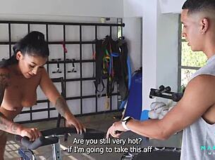 hey watch mariana martix gulp trainer's hot cum cuckold style