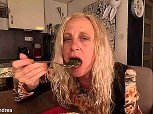 self fisted squirting orgasm closeup wet pussy lunchtime