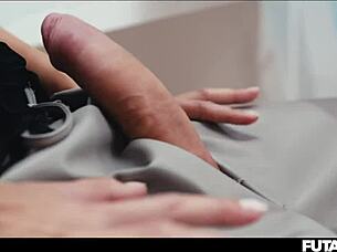 may thai's futa cock erupts redhead cum mouthful