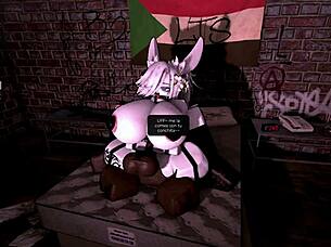 horny bunny cravin my big black cock deep