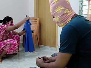 desi milf maid gets hardcore fucked by homeowner in bangla style