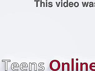 British 18+ Teen's Wild Hotel Room Fuck and Cumshot Orgasm