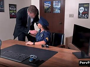 Private Police Threesome Pervfuck Cowgirl Pussy Lick