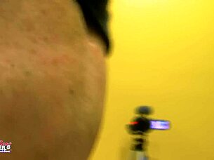tiny tattooed coed hints at rimjob deepthroat swallow