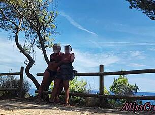 Pussy Flash Strangers Catch Park Masturbation Intense Orgasm!