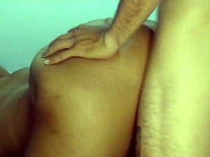 Latina Cums Hard on Huge Cock Facial Cumshot Rough Interracial Homemade