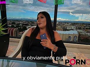 curvy latina milf's dirty outdoor passion interview