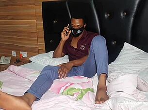 Lockdown Hookup Leads to Ebony Big Ass Cowgirl Ride