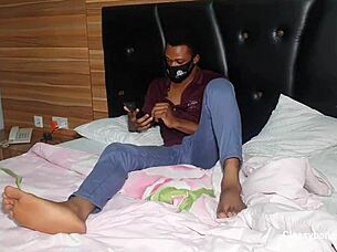 Lockdown Hookup Leads to Ebony Big Ass Cowgirl Ride
