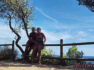 Pussy Flash Strangers Catch Park Masturbation Intense Orgasm!
