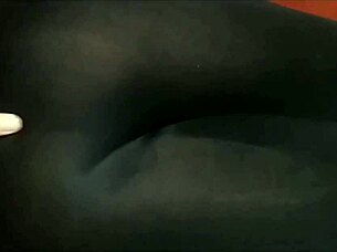 friend's boss looks stunning in tight leggings sleepover