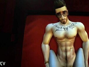 sims 4 hunk rides cowgirl to explosive climax!