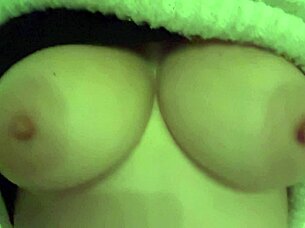 Artemisia Love flaunts juicy big natural tits up close