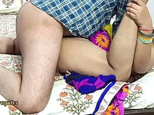 desi stepdad catches stepdaughter outside for wild pussy fuck