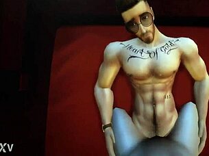 sims 4 hunk rides cowgirl to explosive climax!