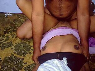 Real asian wife rides husband cock homemade on ranch