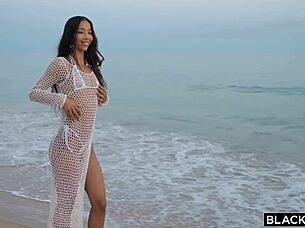 Lia Takes BBC Threesome Doggystyle with Coworkers Spitting