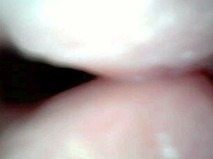 endoscope catches huge cock exploding cum deep inside close up view