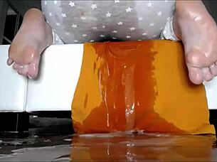 awww cute teen squirts hard cumming in tub for me omg