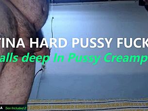 can you feel this latina's tight pussy creampied balls deep?