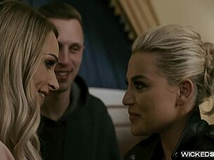 shy blonde teen emma hix kisses deepthroats in hardcore iris wicked seriez 😘🍆