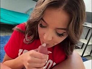 perfect college dorm ass serena sterling rides cock wet and wild 😈🍑