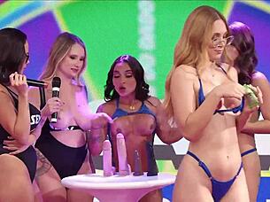 rafaela lima and friends swallow giant cock like pros?