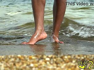 giggles sandy beach feet tickle backstage barefoot fun 😏🏖️